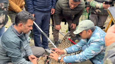 देहरादून में दहशत का पर्याय बना गुलदार पिंजड़े में कैद, दो मासूमों को बना चुका था निवाला, देखें वीडियो देहरादून में दहशत का पर्याय बना गुलदार पिंजड़े में कैद, दो मासूमों को बना चुका था निवाला, देखें वीडियो