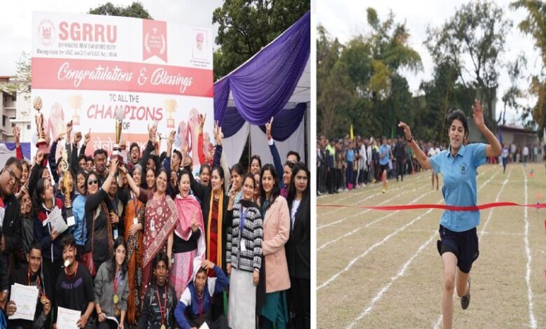 SGRR विवि खेलोत्सव-2024 में स्कूल ऑफ ह्यूमैनिटीज़ ओवरऑल SGRR विवि खेलोत्सव-2024 में स्कूल ऑफ ह्यूमैनिटीज़ ओवरऑल