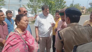 कांग्रेस नेताओं ने किया मतगणना स्थल का निरीक्षण