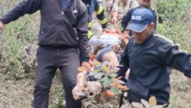 हाथी पांव रोड के पास कार खाई में गिरी, तीन लोगों की मौत हाथी पांव रोड के पास कार खाई में गिरी, तीन लोगों की मौत