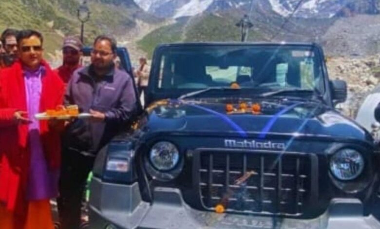 केदारनाथ धाम में यात्री थार से कर सकेंगे दर्शन