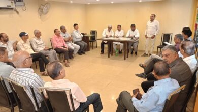 पेंशनर संगठनों के प्रतिनिधियो ने दिखाई एकजुटता