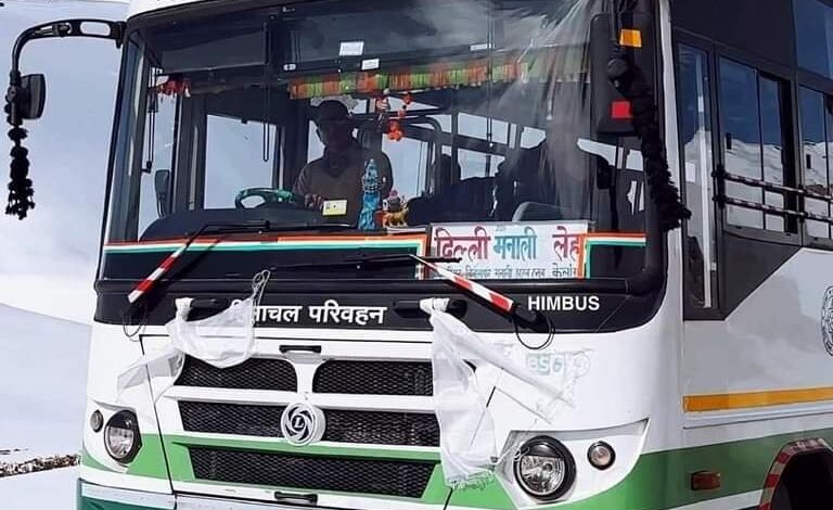 आज से शुरु हो गई रोमांचकारी दिल्ली-लेह बस सेवा