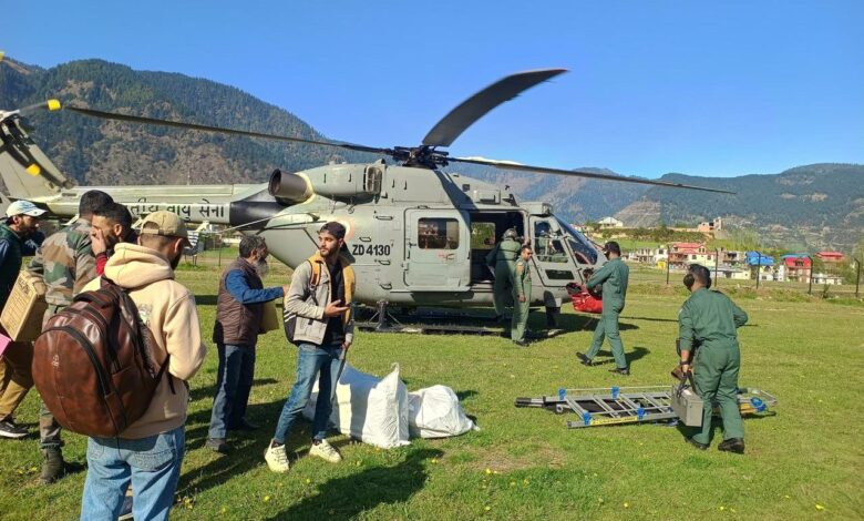 नागरिक सहायता में सबसे आगे रही भारतीय वायुसेना