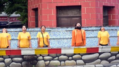 भारतीय योग संस्थान ने किया योग यात्रा का आयोजन