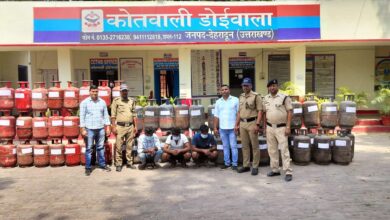 गैस गोदाम में हुई सिलेण्डर चोरी की घटना का खुलासा