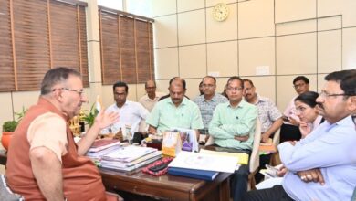 सैनिक कल्याण मंत्री ने की सैन्य धाम के निर्माण कार्यों की समीक्षा सैनिक कल्याण मंत्री ने की सैन्य धाम के निर्माण कार्यों की समीक्षा