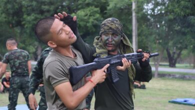 ताक प्रांत में चल रहा भारत-थाईलैंड संयुक्त सैन्य अभ्यास