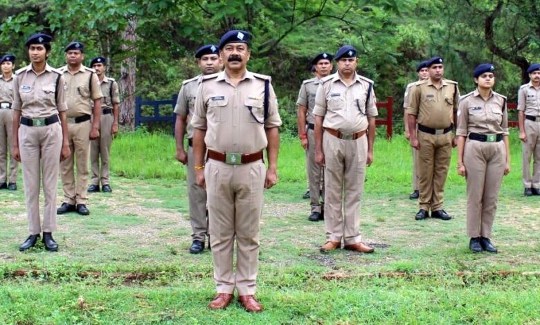 पुलिस लाईन में हुआ परेड का आयोजन