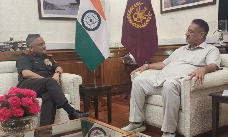 सैनिक कल्याण मंत्री ने की सीडीएस जनरल से मुलाकात