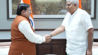 डा. नरेश बंसल ने की उपराष्ट्रपति से मुलाकात