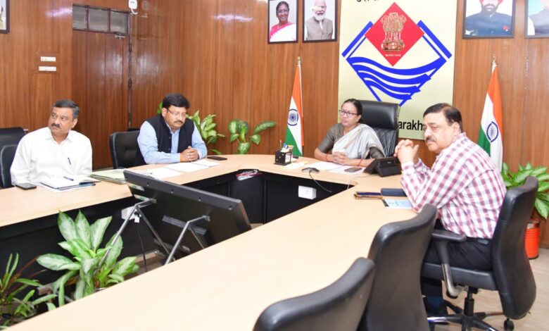 राज्य स्थापना सप्ताह के आयोजन की तैयारियों की समीक्षा