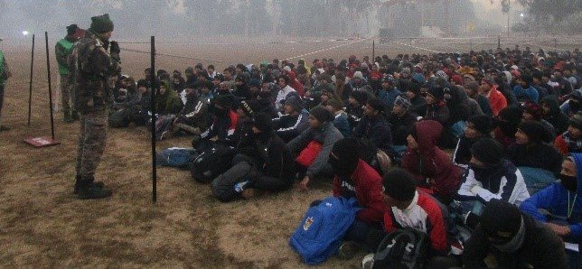 अग्निवीर जनरल ड्यूटीज भर्ती रैली, उम्मीदवारों ने किया अपनी क्षमताओं का प्रदर्शन