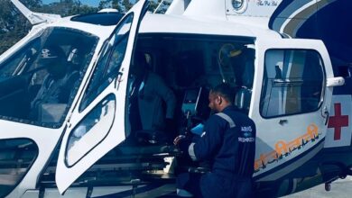 सीरियस पेशेंट्स के लिए संजीवनी साबित हो रही एम्स की हेली एंबुलेंस सेवा सीरियस पेशेंट्स के लिए संजीवनी साबित हो रही एम्स की हेली एंबुलेंस सेवा