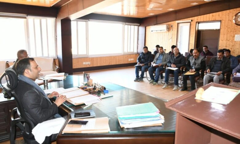 प्राकृतिक आपदा से क्षतिग्रस्त परिसम्पत्तियों के आंगणनों के संबंध में बैठक आयोजित प्राकृतिक आपदा से क्षतिग्रस्त परिसम्पत्तियों के आंगणनों के संबंध में बैठक आयोजित