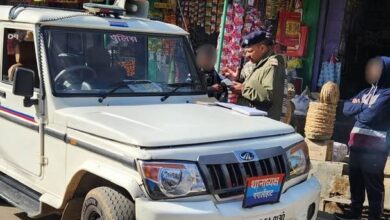 पुलिस ने अभिभावक का किया 25 हजार का चालान