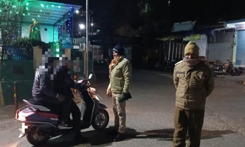 ड्रिंक एण्ड ड्राइव में दो गिरफ्तार, वाहन सीज