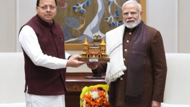 मुख्यमंत्री ने की प्रधानमंत्री से मुलाकात, राष्ट्रीय खेलों के लिए किया आमंत्रित