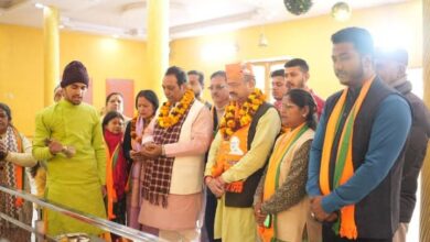 भाजपा विधायक ने किया जनसंपर्क