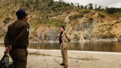 एसपी ने रामेश्वर घाट का किया विस्तृत निरीक्षण