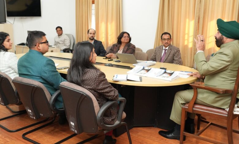 ‘‘वन यूनिवर्सिटी-वन रिसर्च’’ योजना के तहत चल रहे शोध कार्य की प्रगति पर प्रस्तुतीकरण