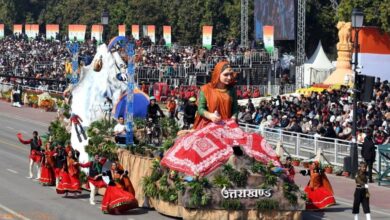 उत्तराखंड की झांकी को मिला तीसरा स्थान उत्तराखंड की झांकी को मिला तीसरा स्थान