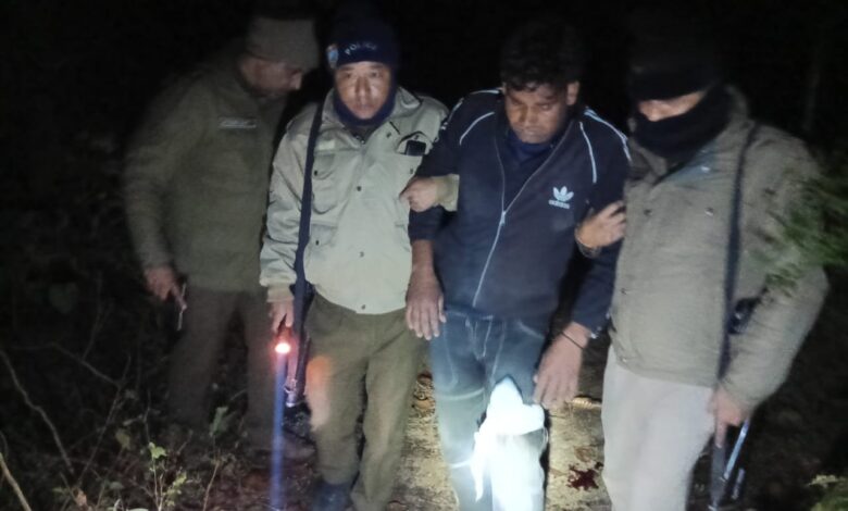 गौकशी की घटना में शामिल अभियुक्त पुलिस मुठभेड़ में हुआ घायल