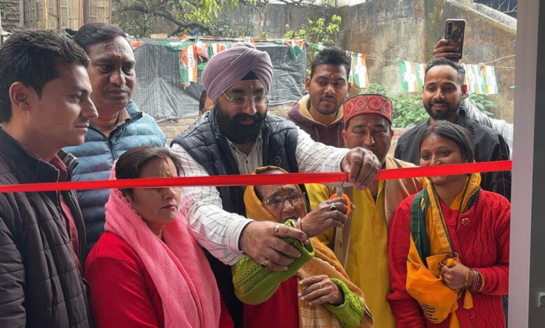 महानगर कांग्रेस कमेटी ने पंडितवाडी में खोला कैंप कार्यालय