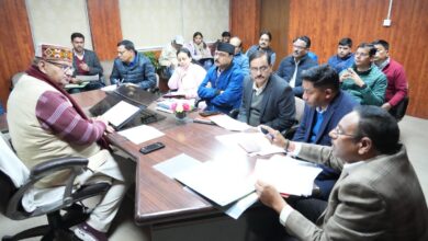 प्रस्तावित सड़कों के संबंध में समीक्षा बैठक आयोजित प्रस्तावित सड़कों के संबंध में समीक्षा बैठक आयोजित