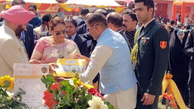 राजभवन फूल प्रदर्शनी में प्रदर्शित हुआ प्रभु श्रीराम सांस्कृतिक पुष्प घाटी