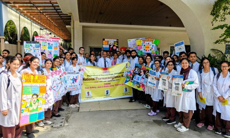 एसजीआरआर मेडिकल कॉलेज में उत्साहपूर्वक मनाया गया राष्ट्रीय फार्माकोविजिलेंस सप्ताह 2025