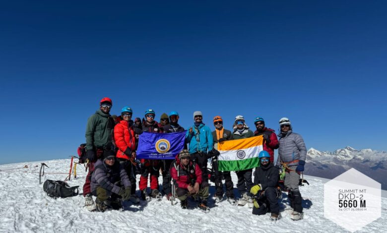 NIM ने शहीद पर्वतारोहियों की स्मृति में किया ऐतिहासिक आरोहण