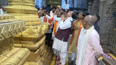 मुख्यमंत्री धामी ने तिरुमाला में किए भगवान श्री तिरुपति बालाजी के दर्शन, प्रदेशवासियों की सुख-समृद्धि की कामना..