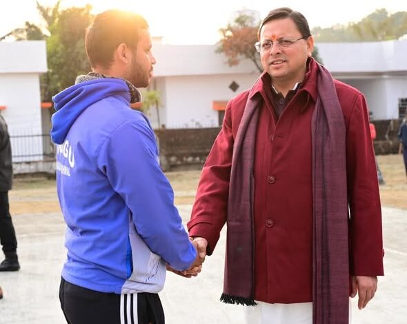 मुख्यमंत्री धामी ने अग्निवीर भर्ती प्रशिक्षण केंद्र का किया निरीक्षण, युवाओं से संवाद कर बढ़ाया उत्साह.. मुख्यमंत्री धामी ने अग्निवीर भर्ती प्रशिक्षण केंद्र का किया निरीक्षण, युवाओं से संवाद कर बढ़ाया उत्साह..