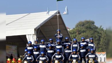 त्तराखंड होमगार्ड का प्रदर्शन: देहरादून में मोटरसाइकिल दस्ते ने दिखाया कौशल..