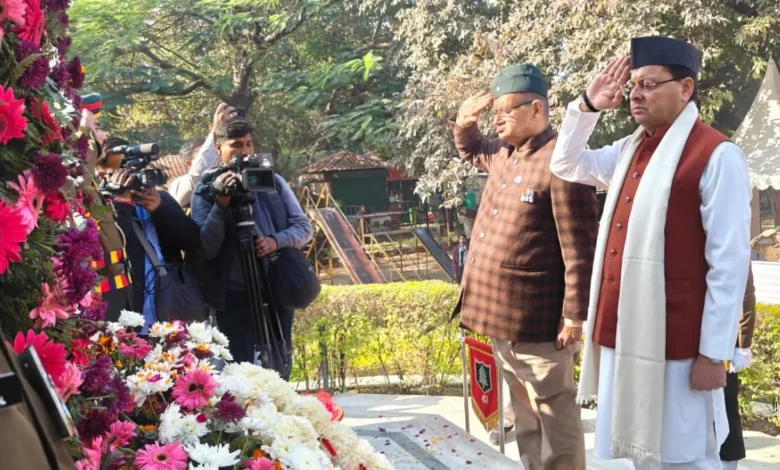 वीरता की याद में: विजय दिवस पर मुख्यमंत्री धामी ने किया शहीदों को नमन..