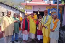 डिम्मर गांव से बदरीनाथ रवाना हुई गाडू घड़ा कलश यात्रा, 23 अप्रैल को खुलेंगे धाम के कपाट