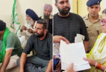 MLA अरविंद पांडे भूमि विवाद में नया मोड़, 40 दिन की बच्ची के साथ किसान का धरना