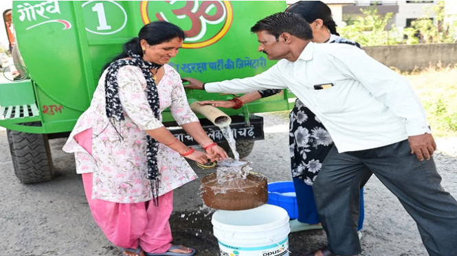 पेयजल संकट: लोगों को नहीं मिल रहा पानी, 10 हजार से अधिक की आबादी प्रभावित