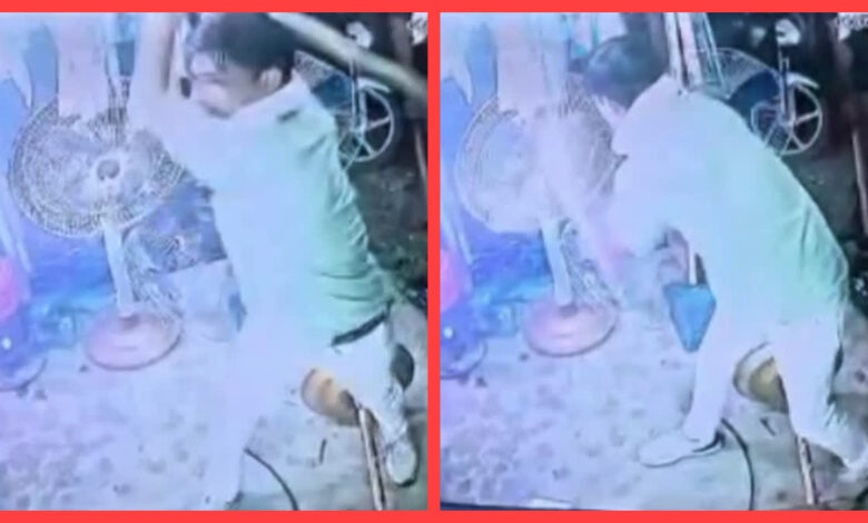 रुड़की में भाकियू नेता के बेटे की दुकान पर मारपीट-फायरिंग, CCTV में कैद हुई वारदात