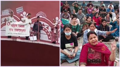 नर्सिंग अभ्यर्थी के साथ पानी की टंकी पर चढ़ी महिला कांग्रेसी प्रदेश अध्यक्ष ज्योति रौतेला, लगाया अनदेखी का आरोप