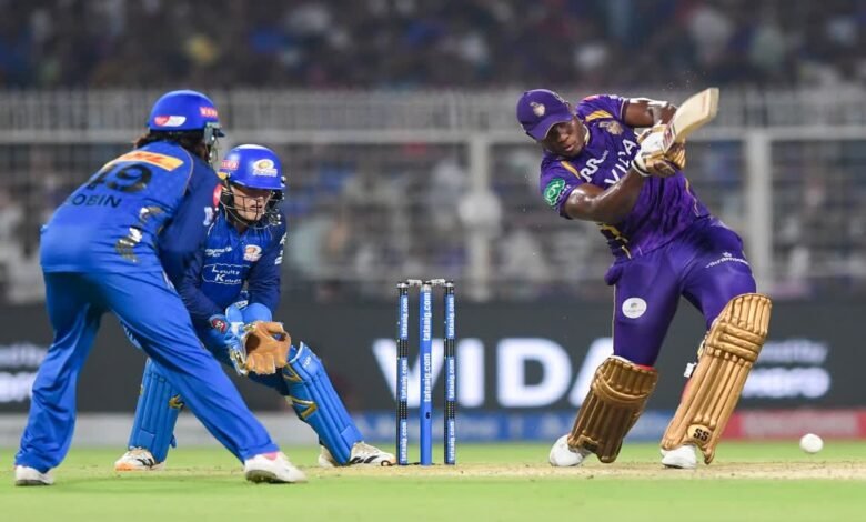 IPL 2026: KKR की मुंबई पर शानदार जीत, प्लेऑफ में पहुंचने की उम्मीदें बरकरार IPL 2026: KKR की मुंबई पर शानदार जीत, प्लेऑफ में पहुंचने की उम्मीदें बरकरार