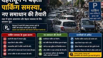 देहरादून में बढ़ती पार्किंग समस्या, नए समाधान की तैयारी