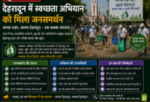 देहरादून में स्वच्छता अभियान को मिला जनसमर्थन