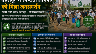देहरादून में स्वच्छता अभियान को मिला जनसमर्थन