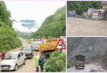 बारिश का रौद्र रूप: उफान पर अलकनंदा-मंदाकिनी नदी, बदरीनाथ और केदारनाथ हाईवे पर लगातार हो रहा भूस्खलन