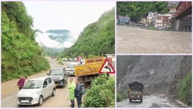 बारिश का रौद्र रूप: उफान पर अलकनंदा-मंदाकिनी नदी, बदरीनाथ और केदारनाथ हाईवे पर लगातार हो रहा भूस्खलन