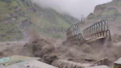 उत्तराखंड: चमोली में भयानक जलसैलाब में बहे पुल और गाड़ी, बीआरओ कर्मी भी लापता