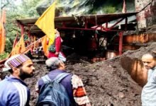 चमोली में भारी से कल्पेश्वर महादेव परिसर में घुसा मलबा, पौड़ी-देवप्रयाग मार्ग लगातार हो रहा बाधित