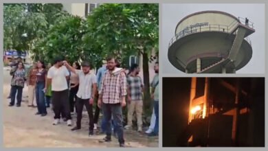 आयुर्वेद विवि में पानी की टंकी पर 12 घंटे तक प्रदर्शन, रात 1 बजे VC ने दिया लिखित आश्वासन, तब नीचे उतरे छात्र